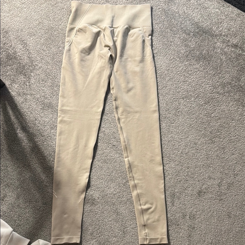 Beige Leggings